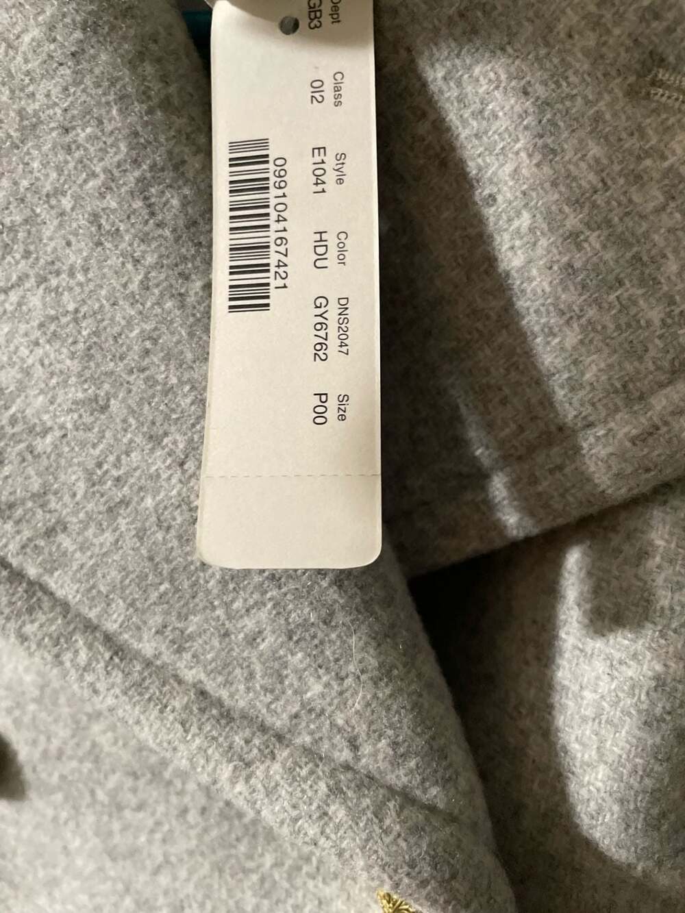 J.Crew Stadium Cloth Nello Gori Double-Breasted Pea Coat Size 00P - Picture 6 of 12